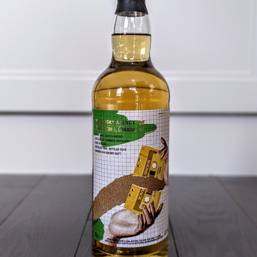 The Whisky Agency Teaninich 1999 20 Year Single Malt Scotch Whisky (Heads & Tails Canada)