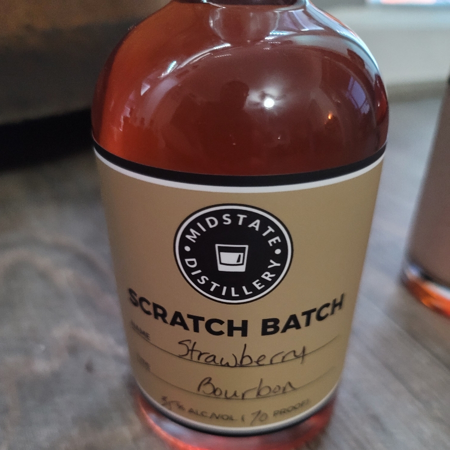 Midstate Distillery Scratch Batch Strawberry Bourbon