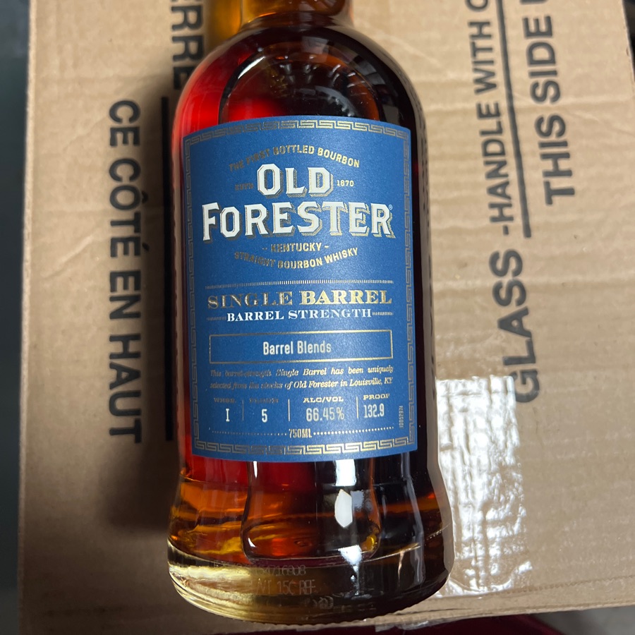 Old Forester Single Barrel Barrel Strength Barrel Blends