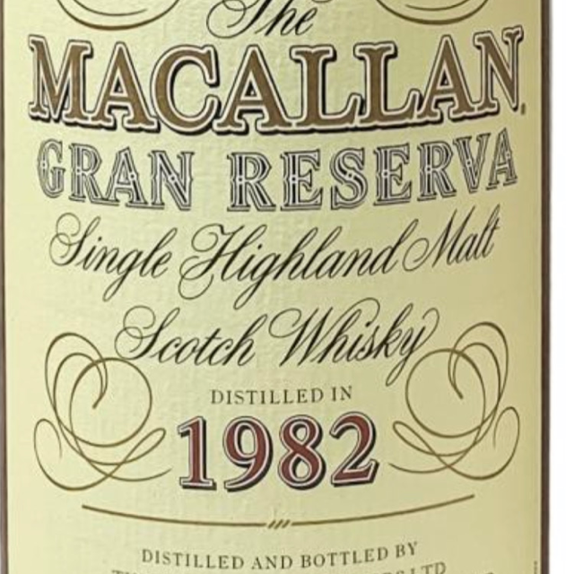 Macallan Gran Reserva 1982