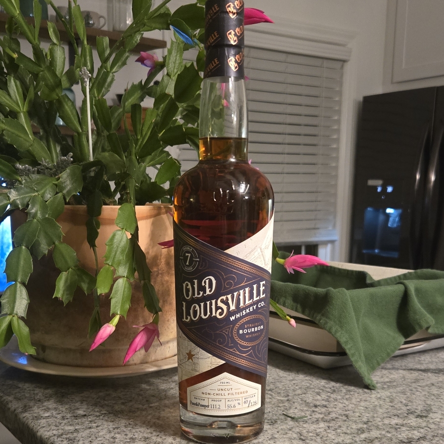 Old Louisville Double Oaked 7yr straight bourbon whiskey
