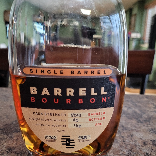 Barrell Bourbon cask strength 5D41