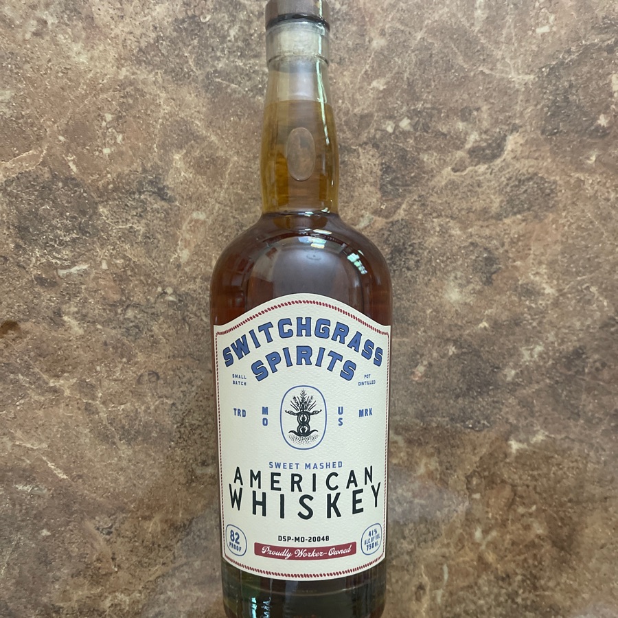 Switchgrass Spirits Sweet Mashed American Whiskey