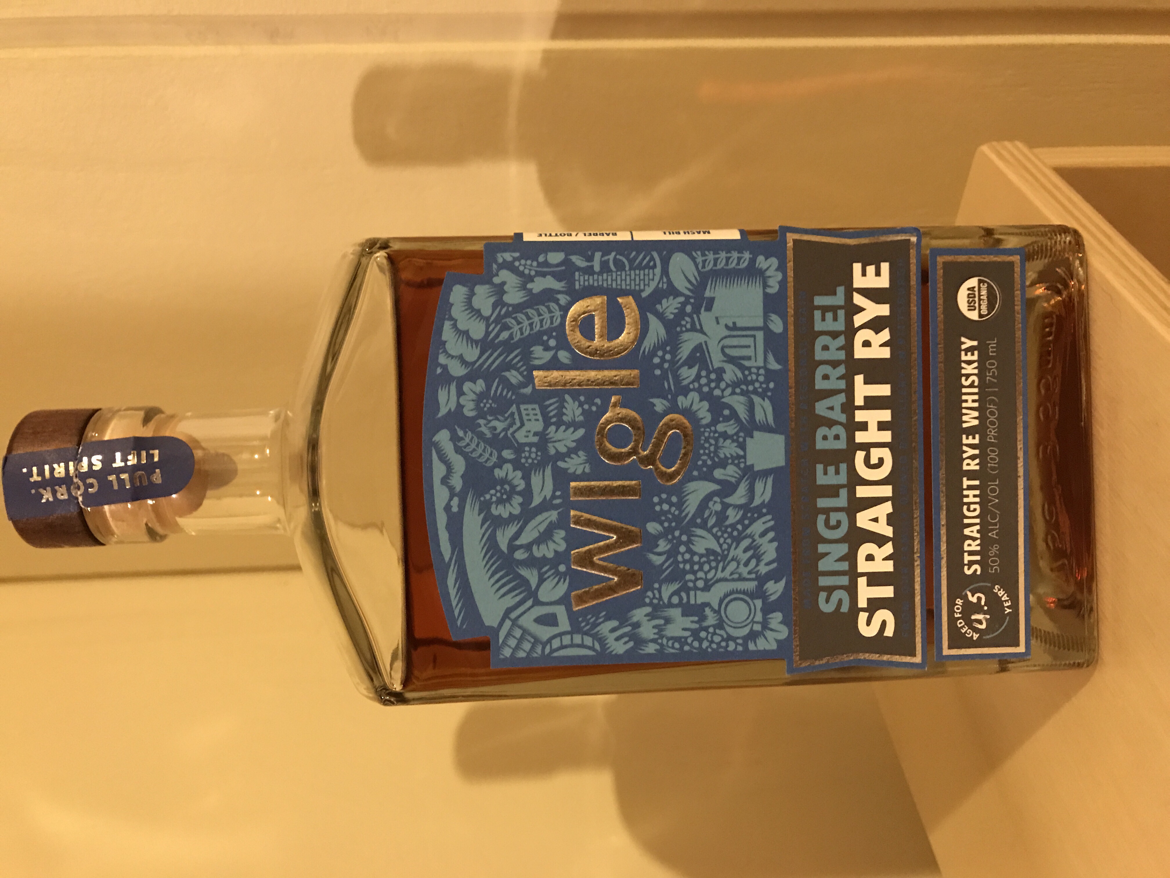 Wigle Single Barrel Straight Rye