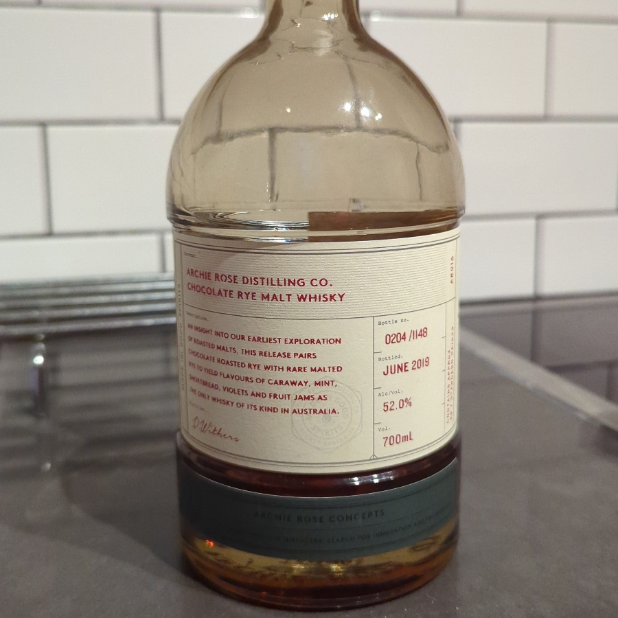 Archie Rose Chocolate Rye Malt Whisky