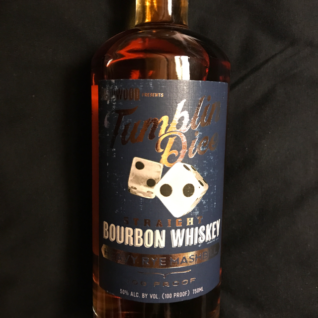 Tumblin' Dice 4 Year Heavy Rye Mashbill Straight Bourbon (100 Proof)