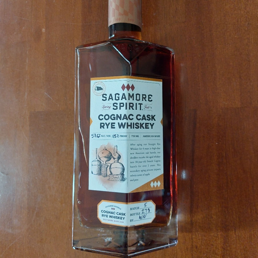 Sagamore Spirit Cognac Cask Rye Whiskey