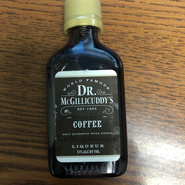 Dr. McGillicuddy's coffee liqueur