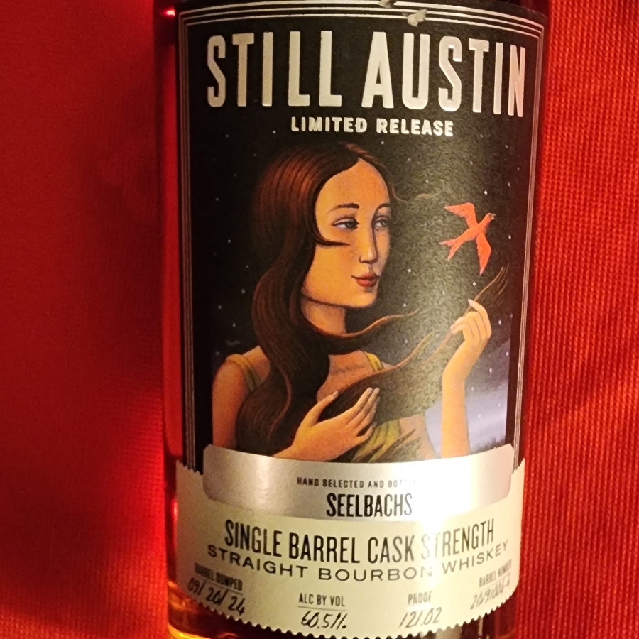 Still Austin The Musician Single Barrel Cask Strength Straight Bourbon Whiskey Seelbachs Limited Release