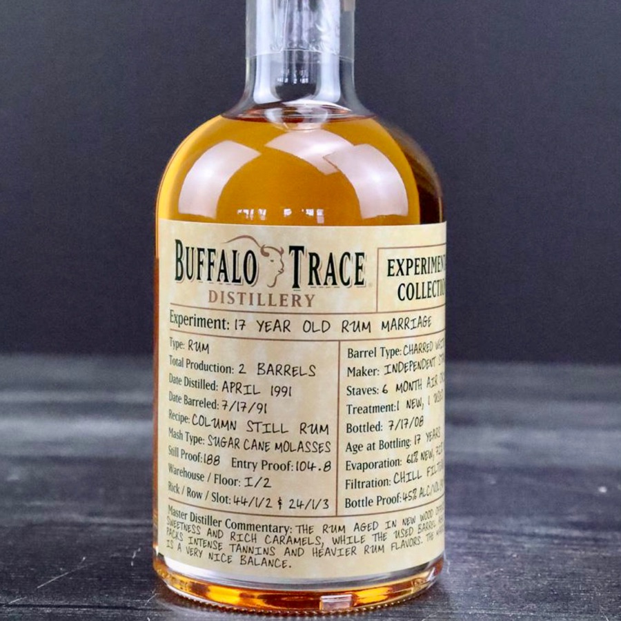 Buffalo Trace Distillery Experimental Collection Rum Marriage 17 Year Old