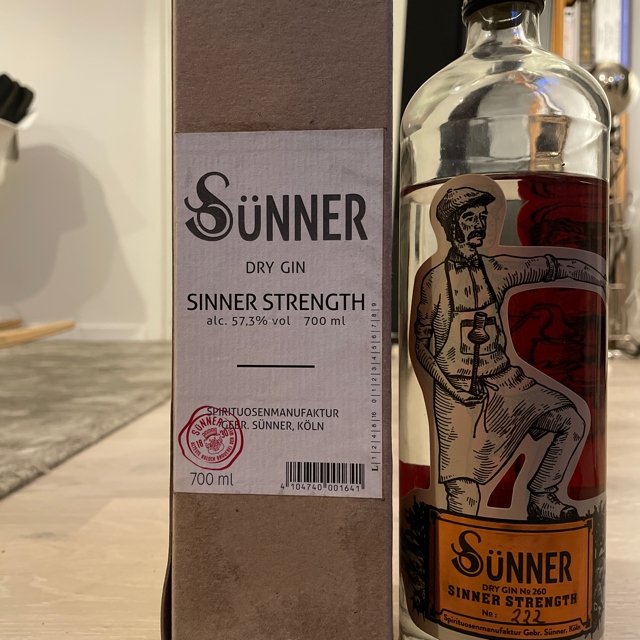 Sünner Dry Gin Sinner Strength