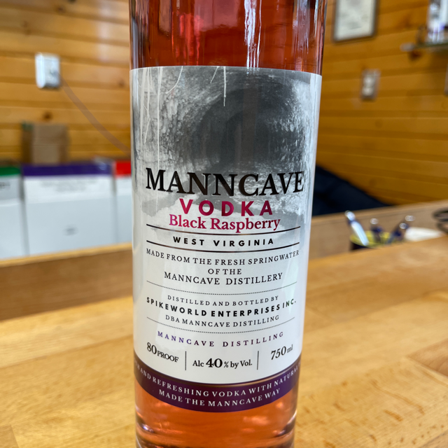 MannCave Vodka Black Raspberry