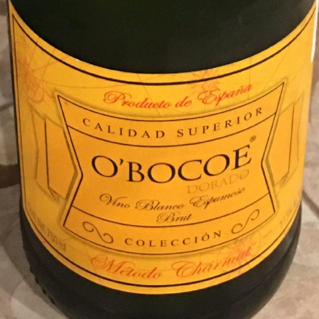 O'BOCOE DORADO VINO BLANCO ESPUMOSO MÉTODO CHARMAT BRUT