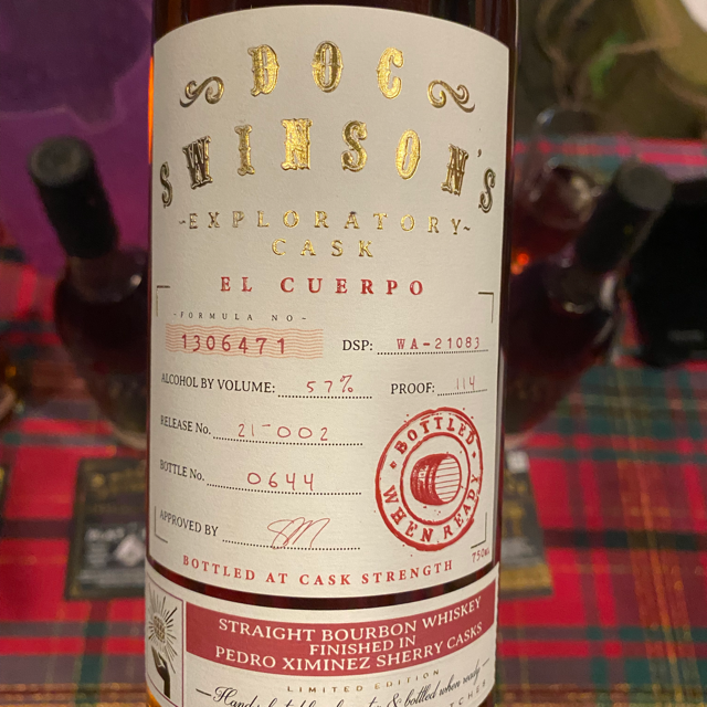 Doc Swinson's Exploratory Cask El Cuerpo