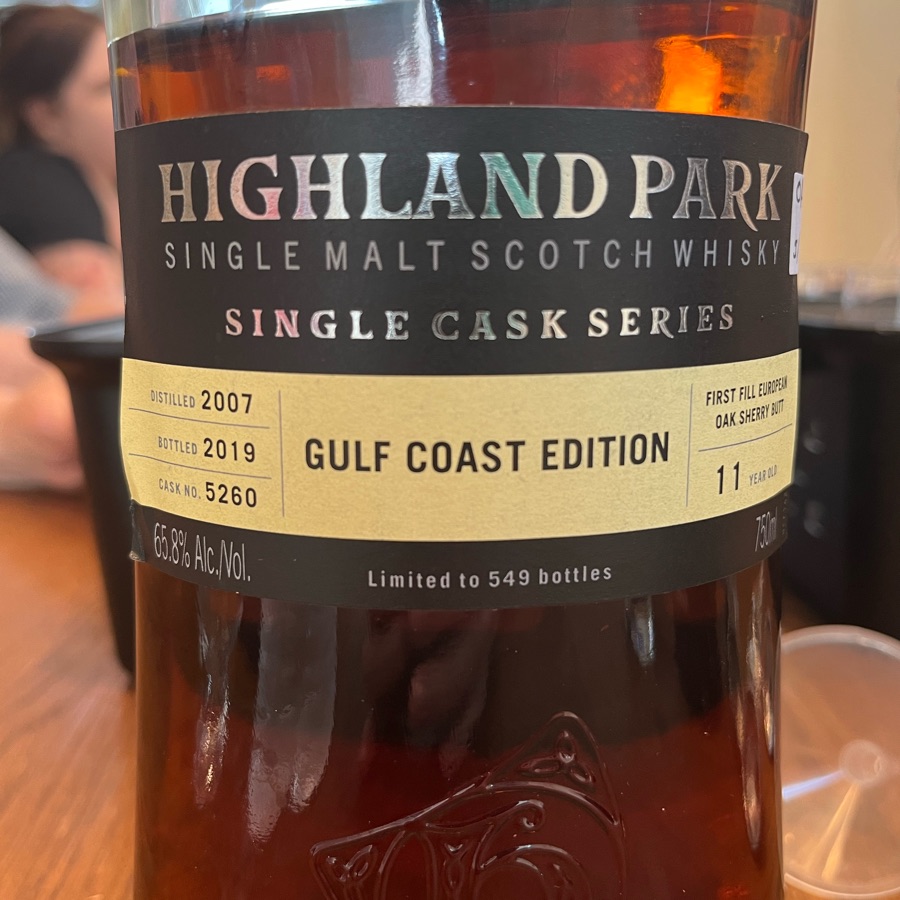 Highland Park Single Cask Series 2007 "Gulf Coast Edition"
