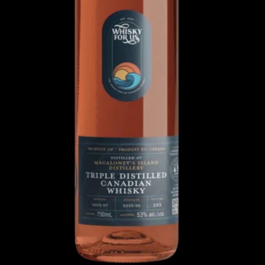 Whisky For Us Macaloney's Triple Distilled Canadian Whisky
