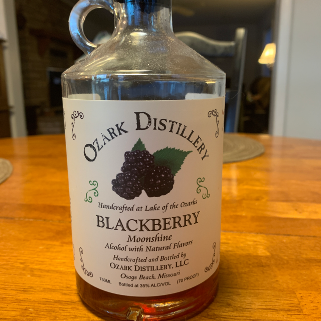 Ozark Distillery BlackBerry Moonshine