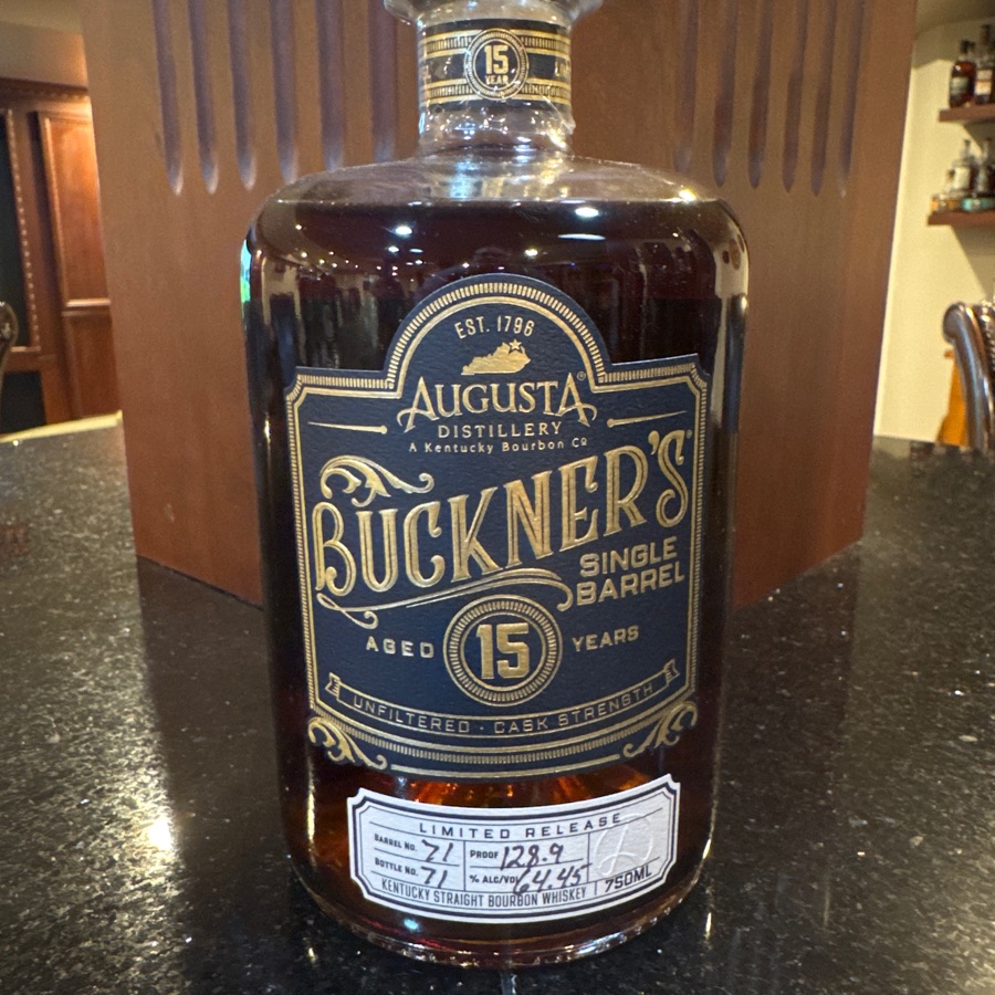 Buckner's 15 Year Single Barrel No. 71