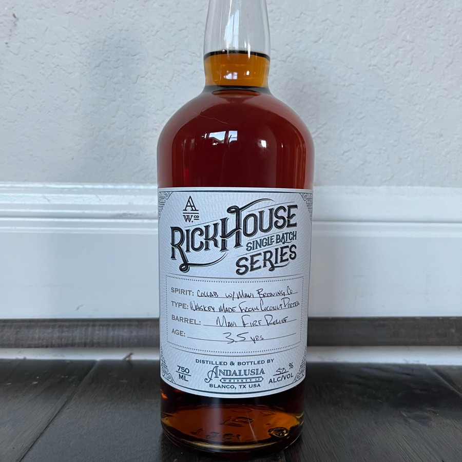 Andalusia Rickhouse Single Batch Series - Maui Brewing Co. Coconut Porter (Maui Fire Relief Barrel)