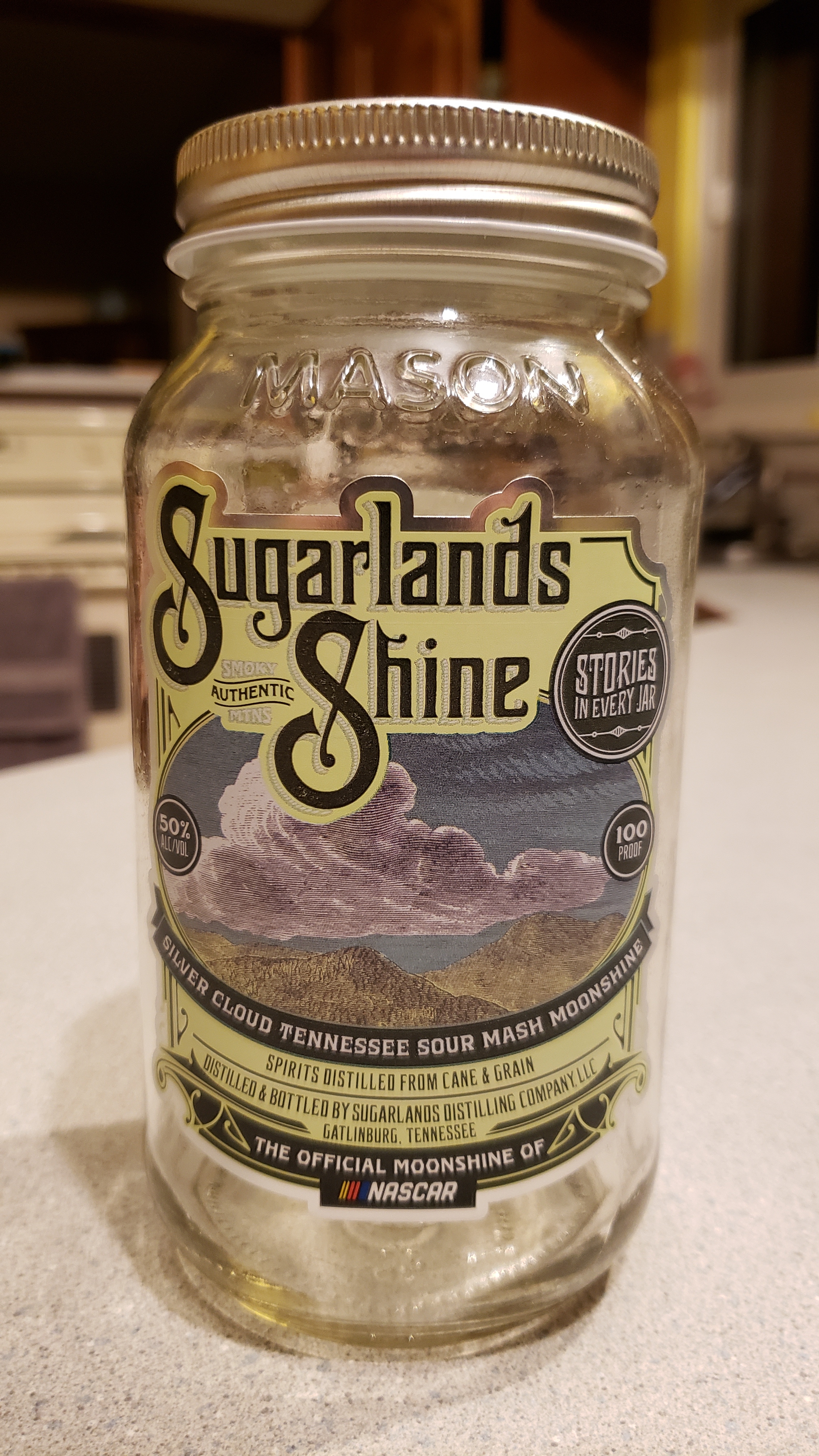 Sugarlands Shine Silver Cloud Tennessee Sour Mash Moonshine