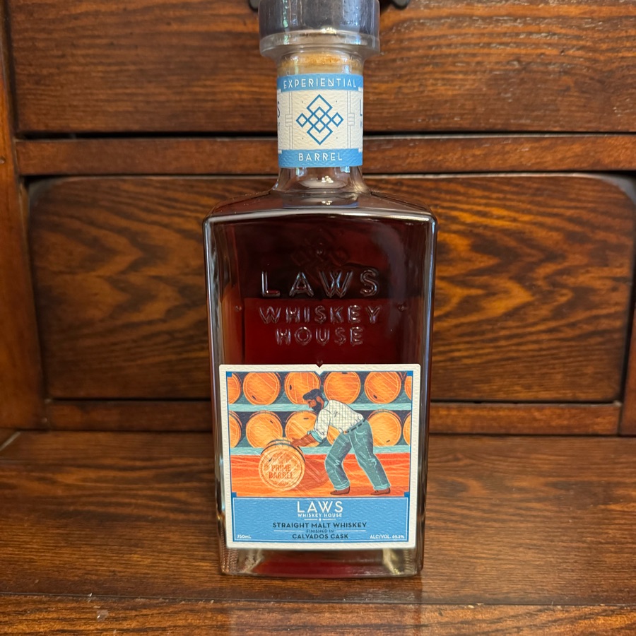 Laws Whiskey House "Laws & Order: Calvados Case" Straight Malt Whiskey Finished in Calvados Cask The Prime Barrel Pick #63