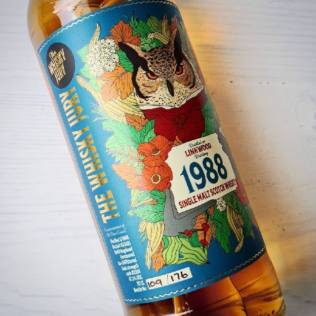 Linkwood 1988, 33 year old, The Whisky Jury, the Owl label