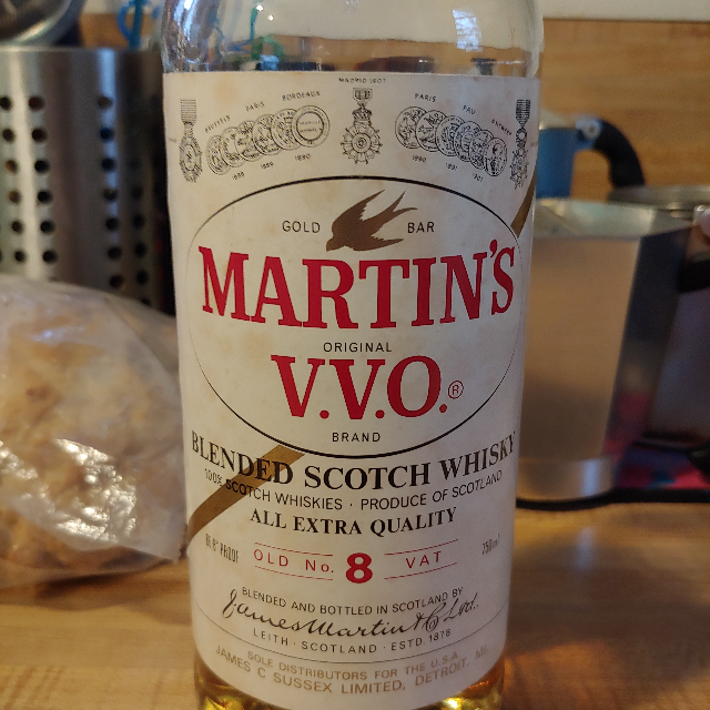 Martin's V.V.O. Blended Scotch