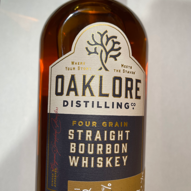 Oaklore Four Grain Straight Bourbon Whiskey