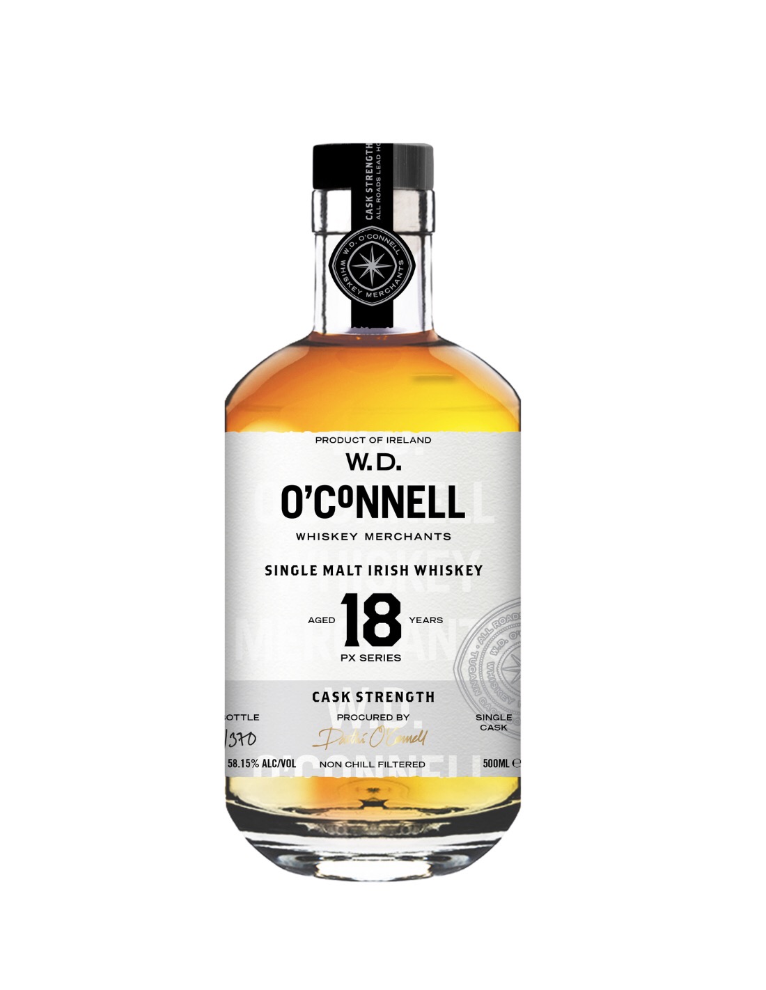 W. D. O'Connell 18 Year Old PX Series Cask Strength