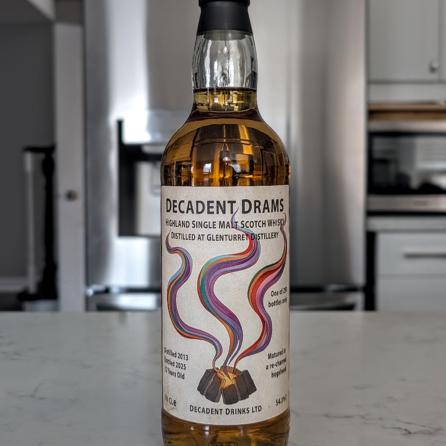 Decadent Drams Glenturret 2013 12 Year Single Malt Scotch Whisky