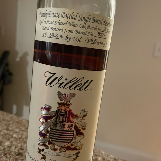 Willett Bourbon - SB - Harry Pick