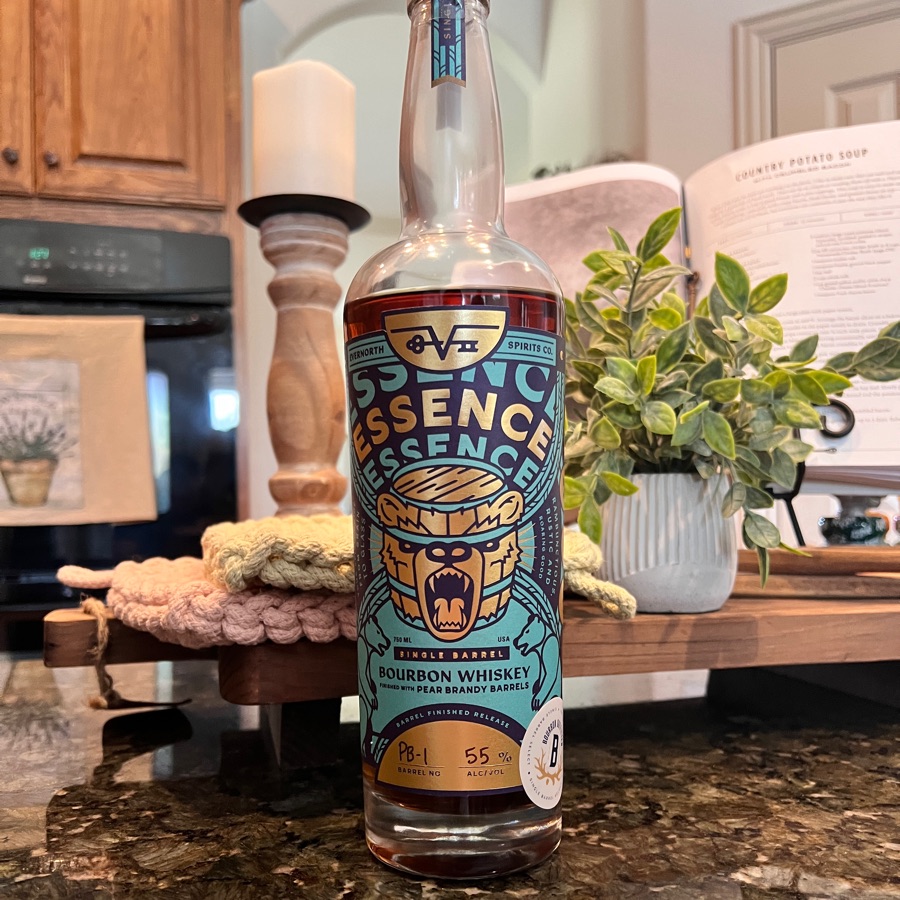 Evernorth Essence single barrel bourbon finished in pear brandy