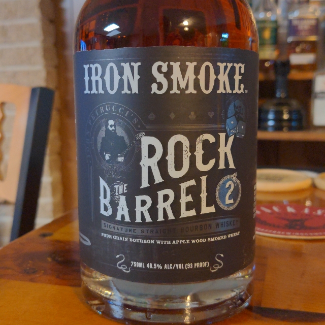 Iron Smoke John Petrucci's Rock The Barrel 2 Signature Straight Bourbon Whiskey