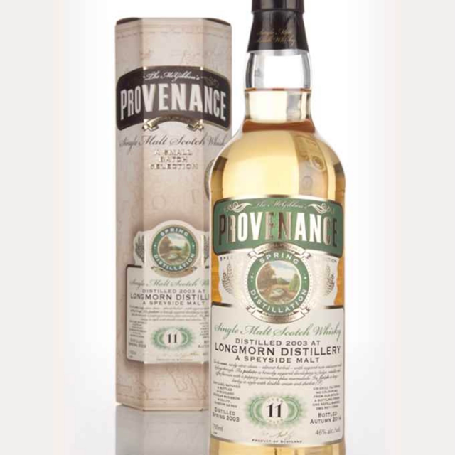 Longmorn 11 Year Old 2003 (Cask 10544) (Douglas Laing, Provenance)
