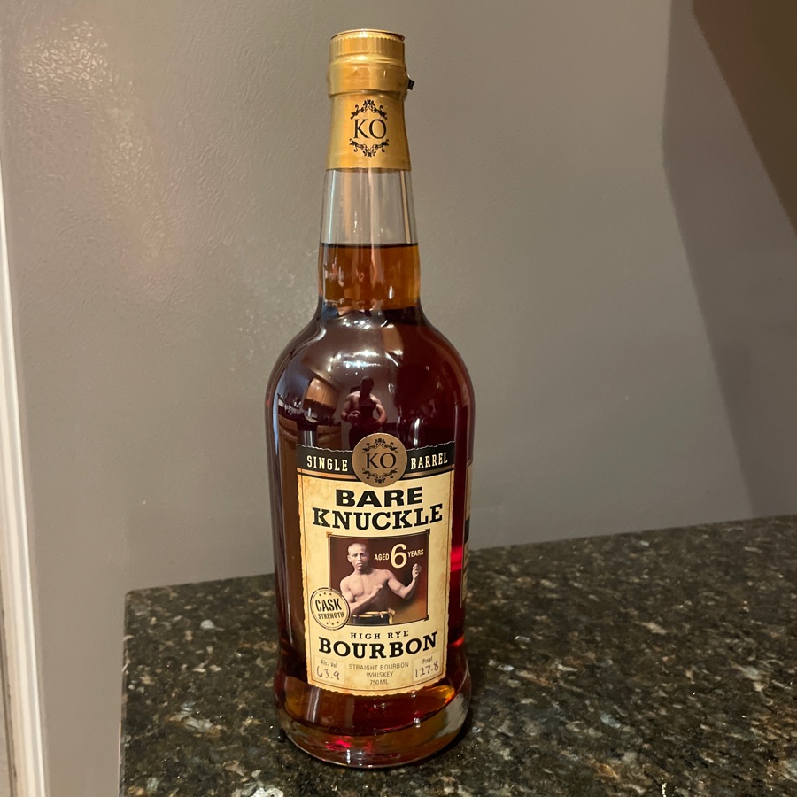 Bare Knuckle High Rye Bourbon Cask Strength Single Barrel