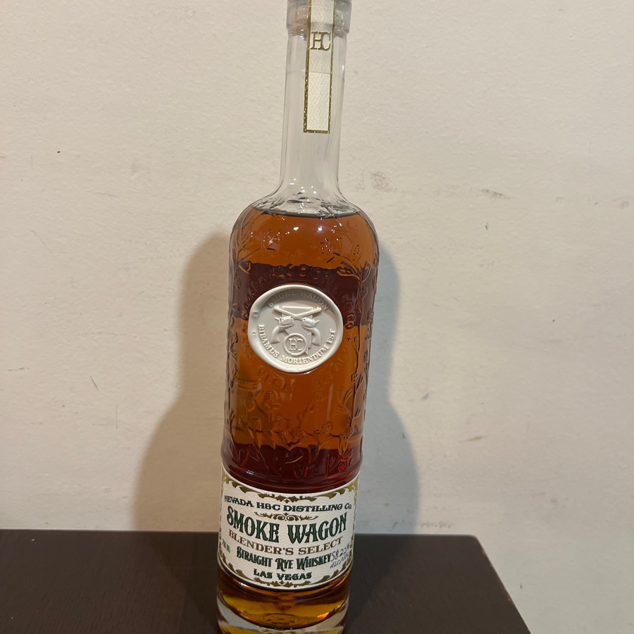 Smoke Wagon Blender's Select Straight Rye Whiskey (Batch 3 B)