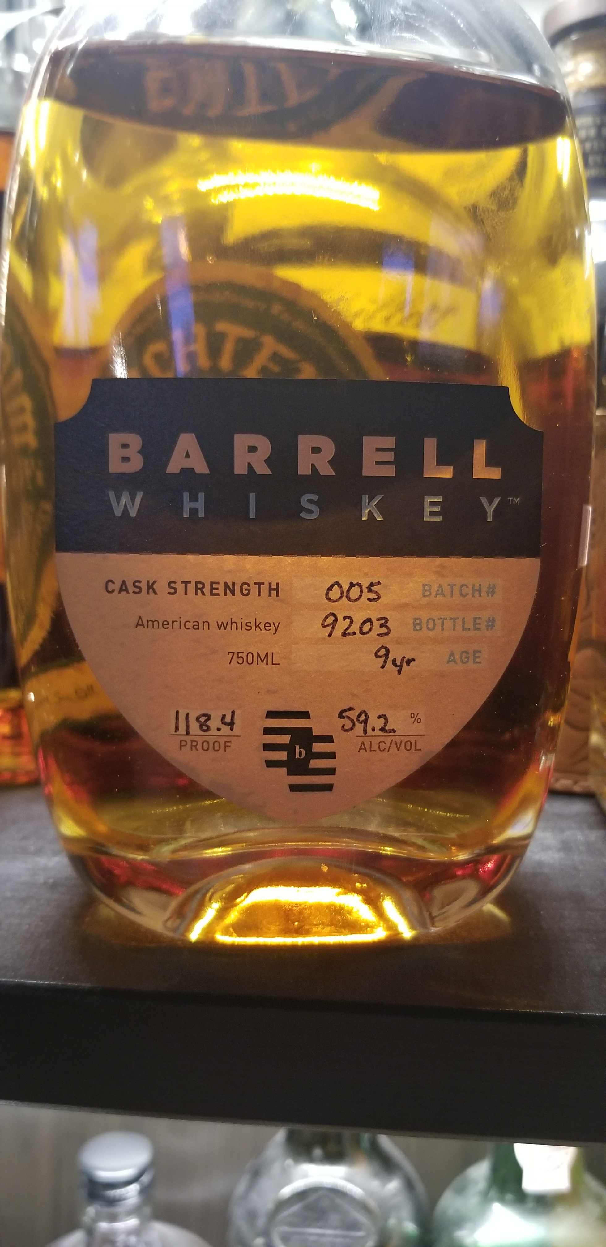 Barrell Whiskey Batch 005