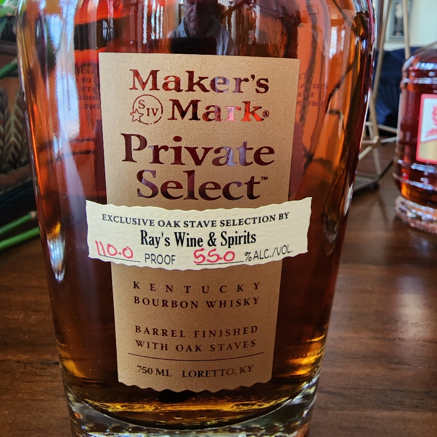 Makers Marks Private Select Oak Stake Selection bybRays Wine & Spirits