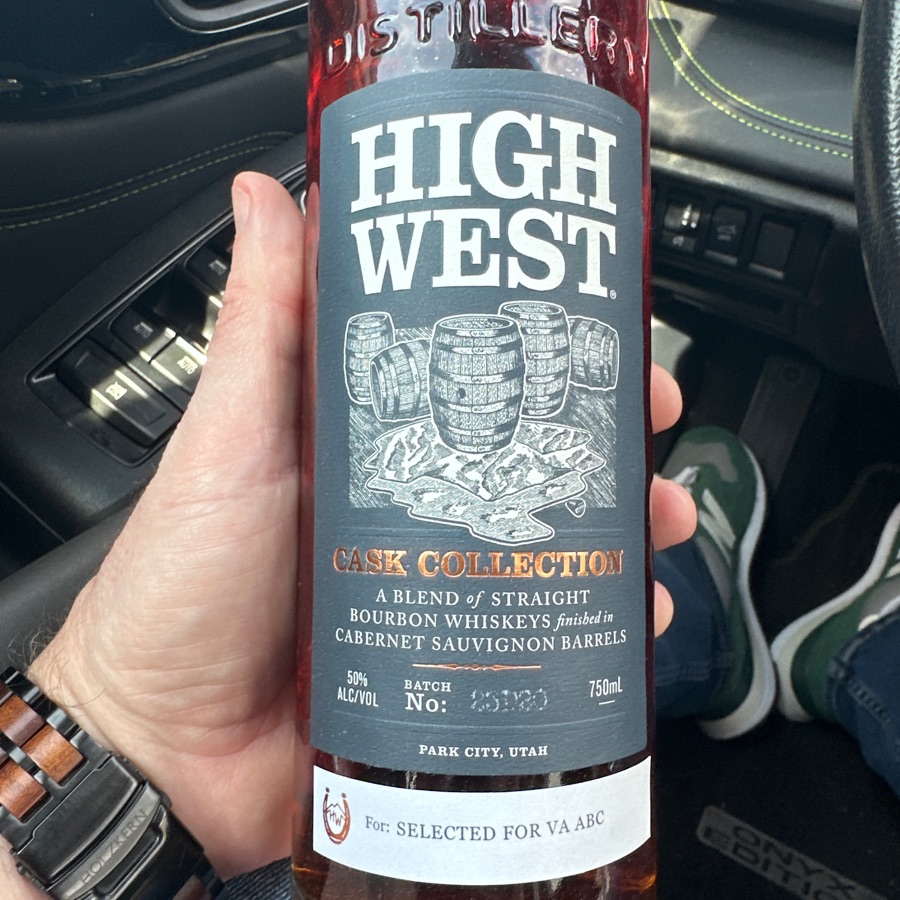 High West Cask Collection - Finished in Cabernet Sauvignon Barrels - VA ABC Pick