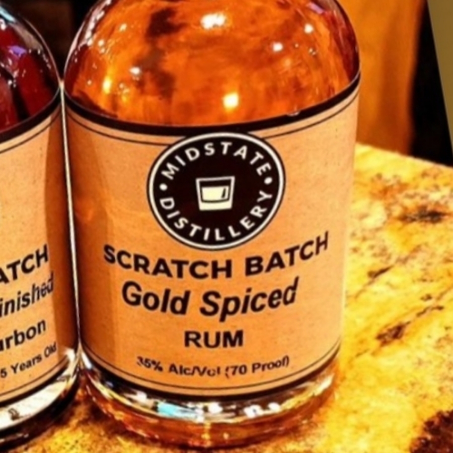 Midstate Distillery Scratch Batch Gold Spiced Rum