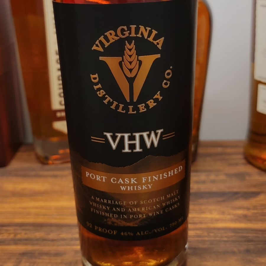 Virginia Distillery co. VHW Port Cask Finished whisky
