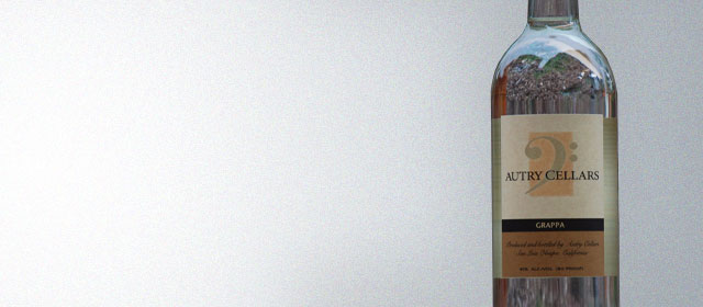 Autry Cellars Grappa