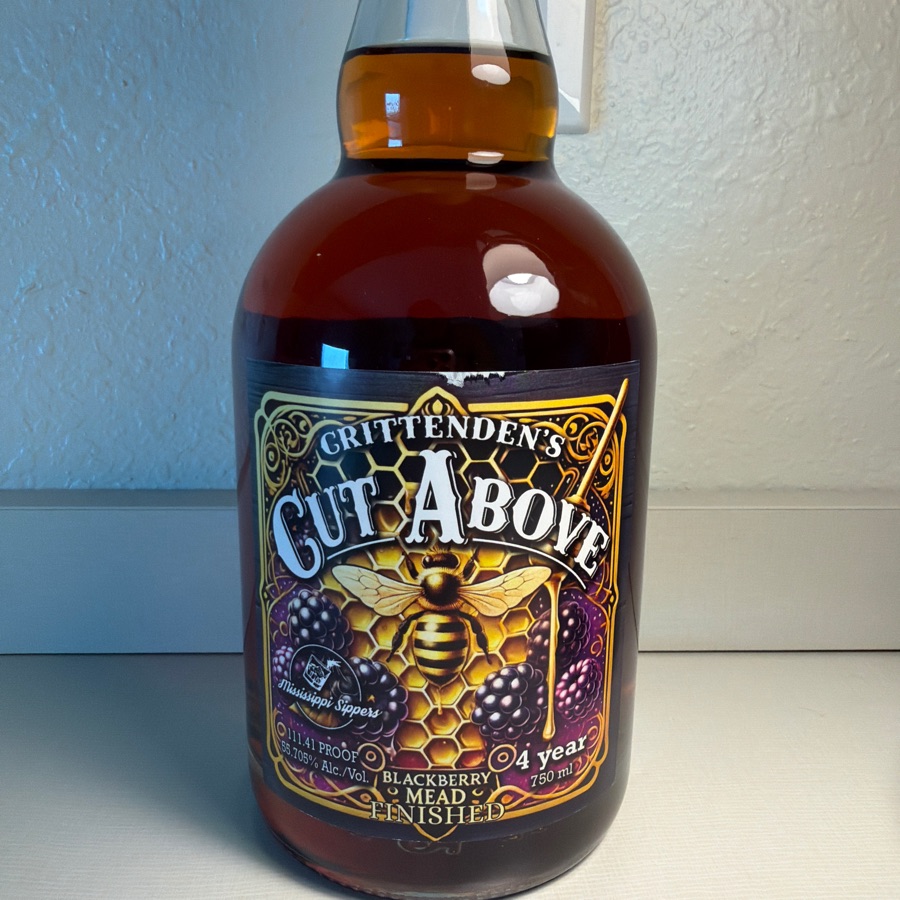Cut Above Crittenden's blackberry mead finish