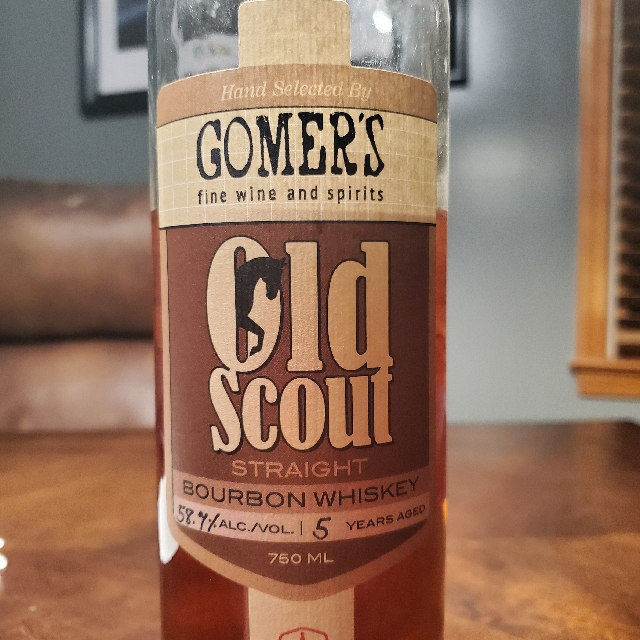 Old Scout Straight Bourbon Whiskey (Hand Slected By Gomer's Fine Wine And Spirits)