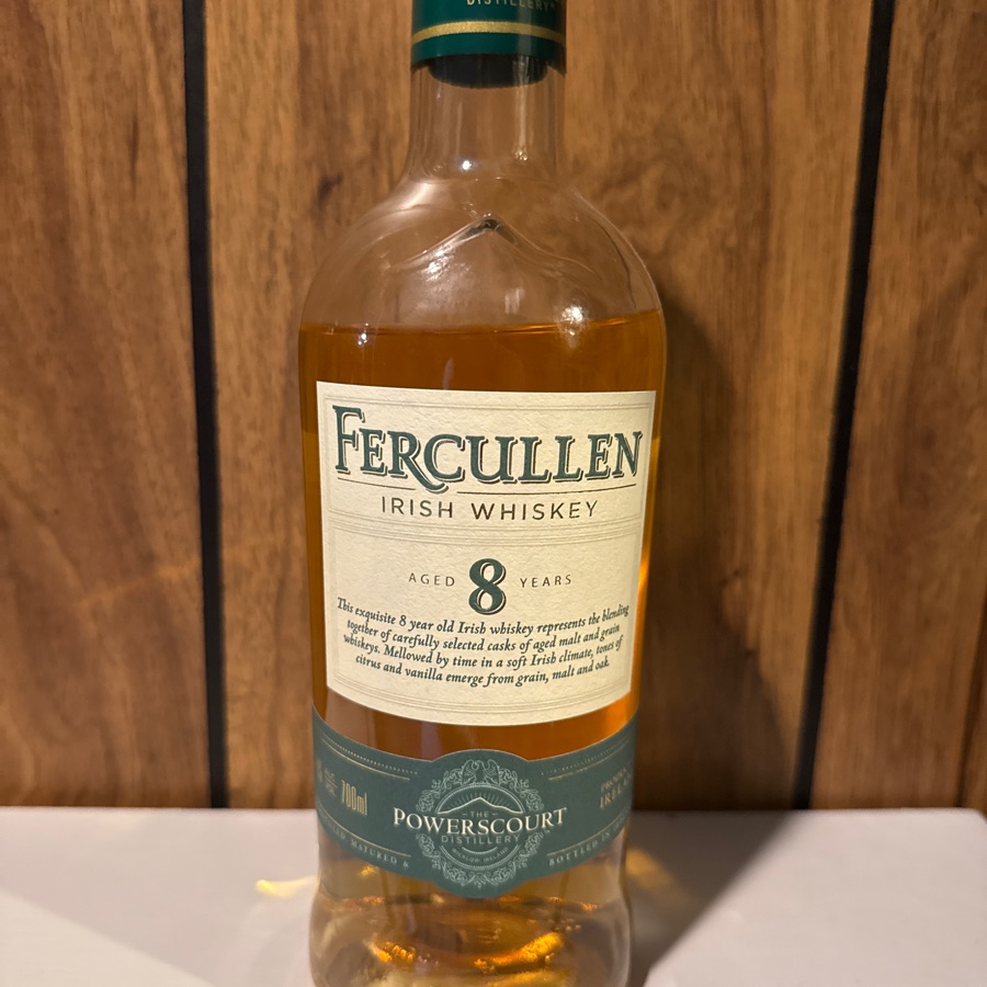 fercullen irish whiskey 8 year