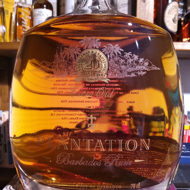 Plantation Extra Old 20th Anniversary Barbados Rum (Decanter Bottle)