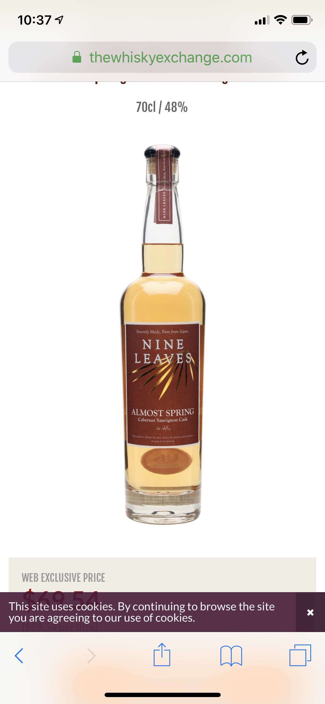 Nine Leaves Almost Spring Cabernet Sauvignon Cask