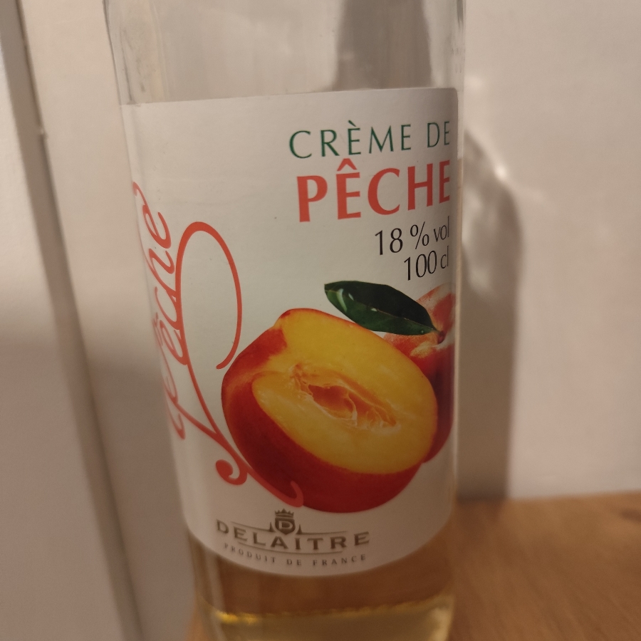 delaitre crème de pêche