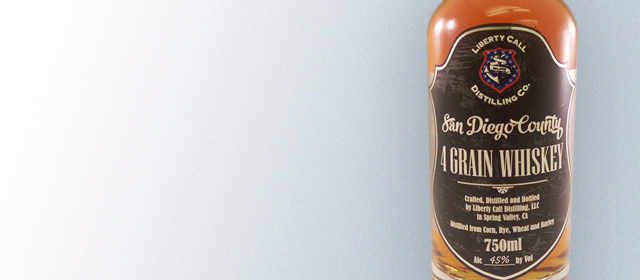 Liberty Call San Diego County 4-Grain Whiskey