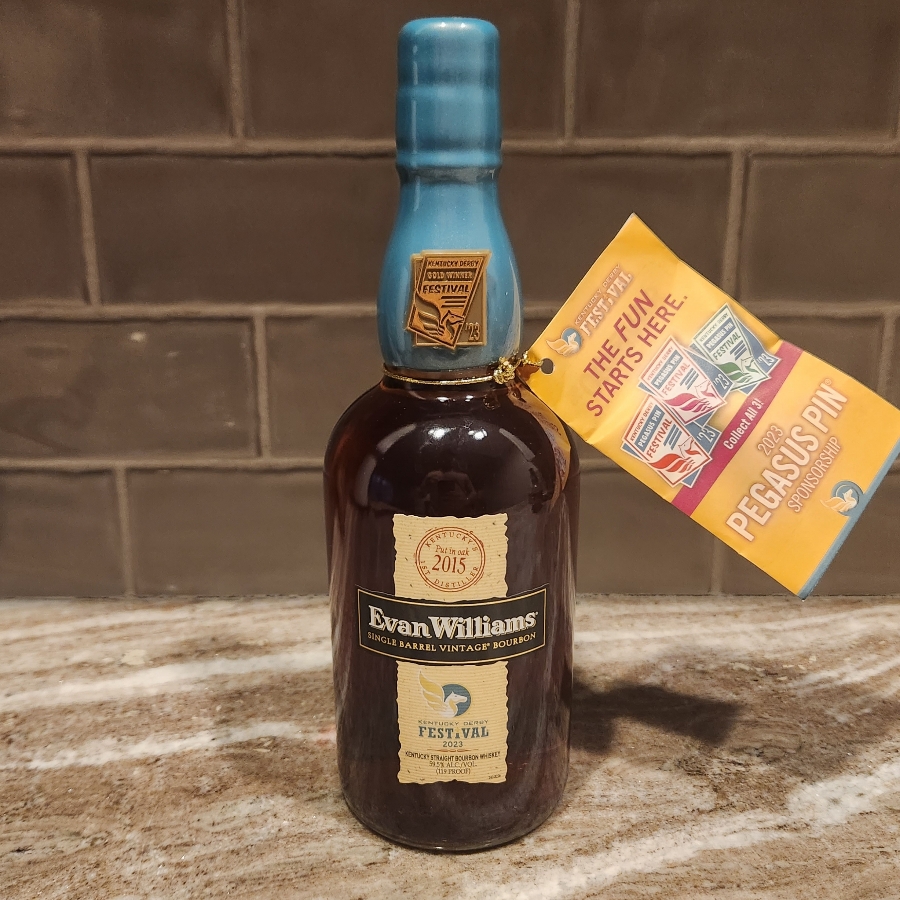 Evan Williams Single Barrel Vintage 2015 (2023 Kentucky Derby Festival Bottling)
